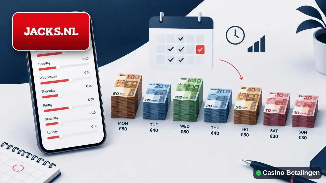 Jack's uitbetaling – Verificatie en je tegenrekening